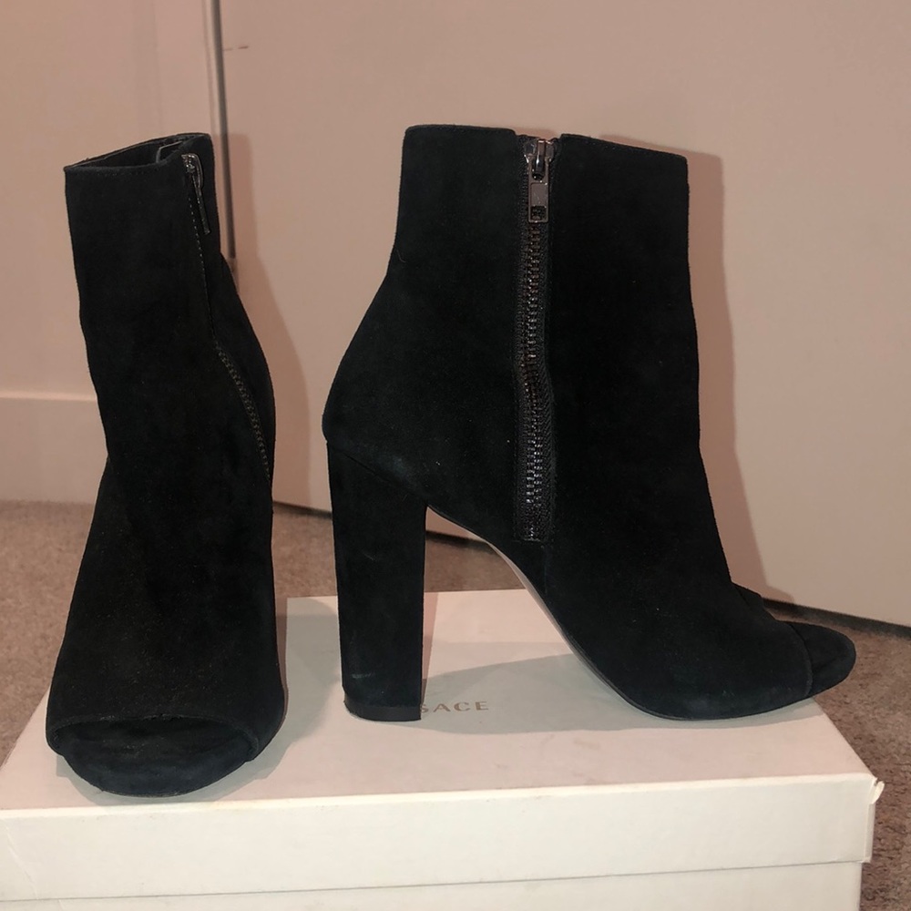 Steve Madden - Open Toe Ankle Boots